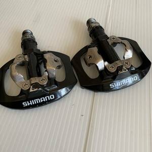 ■中古■SHIMANO シマノ PD-A530 ペダル ビンディングペダル　黒　ブラック　クロスバイク ロードバイク　アクセサリー　自転車 W00388