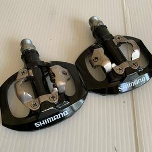 ■中古■SHIMANO シマノ PD-A530 ペダル ビンディングペダル　黒　ブラック　クロスバイク ロードバイク　アクセサリー　自転車 W00398