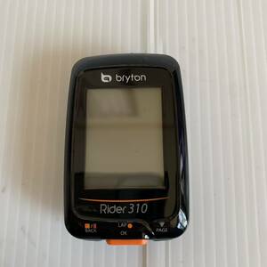 ■美品■bryton CA1505 サイコン 充電式　ブルートゥース　Rider310 サイクルコンピューター ロードバイク　アクセサリー　自転車 W00399