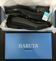 ハルタ ローファートラディショナル 3E 25.5㎝ 黒◆合皮 レディース 大きいサイズ HARUTA スーツ 学生 靴_画像1