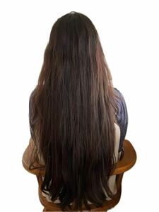 30代　約54cm 約130g　人毛　ヘアドネーション等に