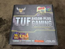 【送料無料】ASUS TUF B450M-PLUS GAMING AM4 MicroATX マザーボード　ソケットAM4_画像1