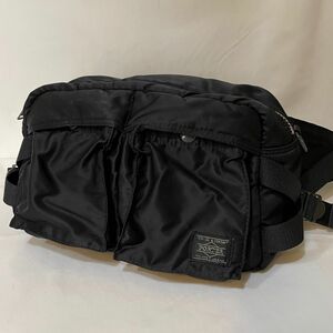 良品　 ポーター　 タンカー　 ウエストバッグ　 黒　　 ボディバッグ　 PORTER 吉田カバン　 TANKER