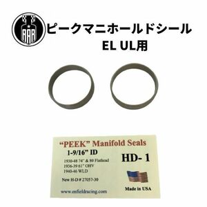 キャブレーター ピーク PEEK マニホールドシール HD-1 ハーレーダビッドソン EL UL 用