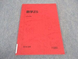 VZ04-137 駿台 数学ZS 東大 京大 医学部 テキスト 未使用 2019 前期 06s0B