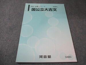 WC30-003 河合塾 国公立大古文 状態良い 2022 完成シリーズ 07s0B