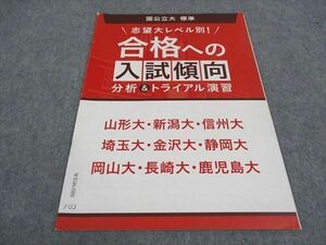 WE06-080 ベネッセ 進研ゼミ高校講座 国公立大 標準 志望大レベル別 合格への入試傾向 分析 トライアル演習 2021 02s0B