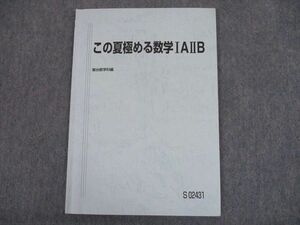 TP10-004 駿台 この夏極める数学IAIIB テキスト 2022 清史弘 sale 07s0D