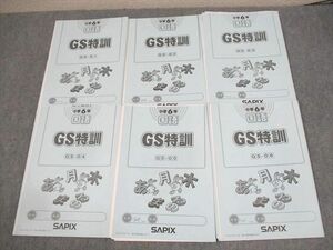 WA12-117 SAPIX 小6 国語 GS特訓 GS-01～06 2022年度版 計6冊 24m2D