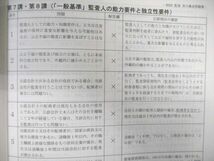 WF01-112 クレアール 公認会計士講座 監査論 基礎講義テキスト/実力養成問題集/監査基準 2023年合格目標 未使用品 計3冊 28S4D_画像5