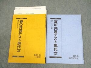 WD11-011 駿台 春/夏の共通テスト現代文 テキスト/テスト1回分付 2021 春期/夏期 計2冊 13m0C