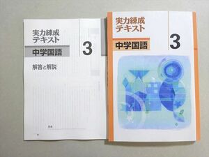 WD37-057 塾専用 実力練成テキスト 中学国語3 状態良い 15 S5B