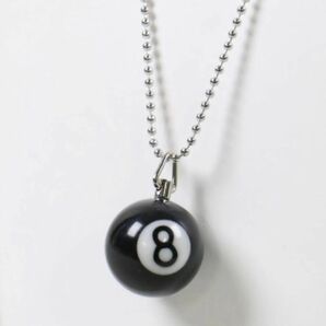 8ボールモチーフ ボール チェーンネックレス 8ボール ネックレス 新品 未使用 SPINNS