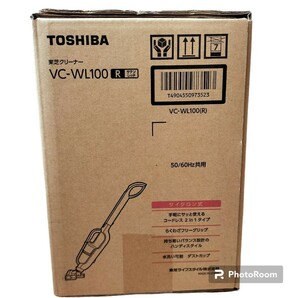 【新品未開封】東芝 VC-WL100-R コードレスサイクロン式クリーナー サテンレッド TOSHIBAの画像6