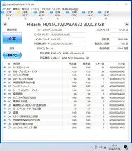 【送料無料】Hitachi HDS5C3020ALA632 2TB 3.5インチ内蔵HDD 2012年製 フォーマット済み 正常品 PCパーツ 動作確認済_画像4