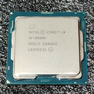 CPU Intel Core i9 9900K 3.6GHz 8コア16スレッド CoffeeLake PCパーツ インテル 動作確認済み