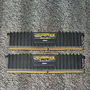 CORSAIR VENGEANCE LPX DDR4-2666MHz 16GB (8GB×2枚キット) CMK16GX4M2A2666C16 動作確認済み デスクトップ用 PCメモリ 