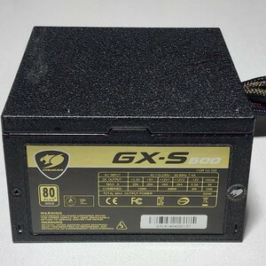 COUGAR GX-S 500(CGR G2-500) 500W 80PLUS GOLD認証 ATX電源ユニット 動作確認済み PCパーツ