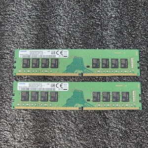 SAMSUNG DDR4-2666MHz 32GB (16GB×2枚キット) M378A2K43CB1-CTD 動作確認済み デスクトップ用 PCメモリ 