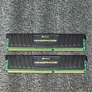 CORSAIR VENGEANCE LP DDR3-1600MHz 16GB (8GB×2枚キット) CML16GX3M2A1600C9 動作確認済み デスクトップ用 PCメモリ 