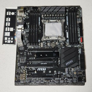 MSI X299-S01A IOパネル付属 LGA2066 ATXマザーボード Bios 動作確認済 PCパーツ