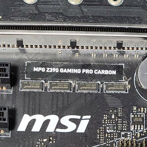 MSI MPG Z390 GAMING PRO CARBON IOパネル一体型 LGA1151 ATXマザーボード 第8・9世代CPU対応 最新Bios 動作確認済 PCパーツの画像2