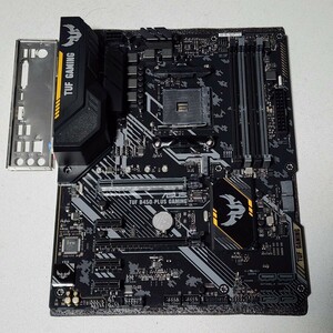 ASUS TUF B450-PLUS GAMING IOパネル付属 Socket AM4 ATXマザーボード RYZEN5000シリーズ対応 最新Bios 動作確認済 PCパーツ