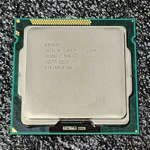 CPU Intel Core i7 2600 3.4GHz 4コア8スレッド SandyBridge PCパーツ インテル 動作確認済み