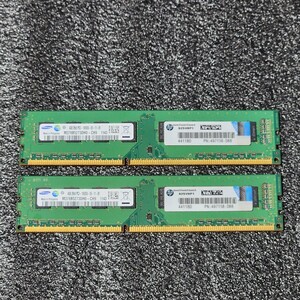 SAMSUNG DDR3-1333MHz 8GB (4GB×2枚キット) M378B5273DH0-CH9 動作確認済み デスクトップ用 PCメモリ 