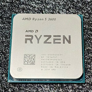CPU AMD RYZEN5 3600 3.6GHz 6コア12スレッド Socket AM4 PCパーツ 動作確認済みの画像1