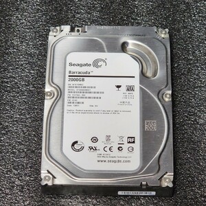 【送料無料】SEAGATE BARRACUDA ST2000DM001-1CH164 2TB 3.5インチ内蔵HDD 2012年製 フォーマット済み 正常品 PCパーツ 動作確認済