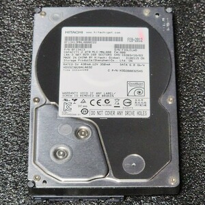 【送料無料】Hitachi HDS5C3020ALA632 2TB 3.5インチ内蔵HDD 2012年製 フォーマット済み 正常品 PCパーツ 動作確認済