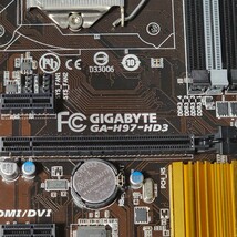 GIGABYTE GA-H97-HD3 IOパネル付属 LGA1150 ATXマザーボード 第4・5世代CPU対応 最新Bios 動作確認済 PCパーツ (2)_画像2