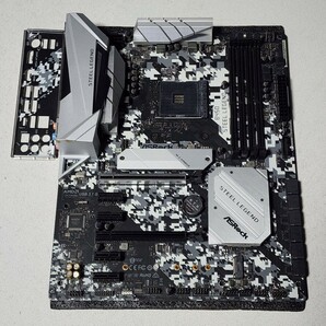 ASRock B450 STEEL LEGEND IOパネル付属 Socket AM4 ATXマザーボード RYZEN5000シリーズ対応 最新Bios 動作確認済 PCパーツの画像1