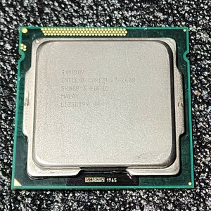 CPU Intel Core i7 2600 3.4GHz 4コア8スレッド SandyBridge PCパーツ インテル 動作確認済み