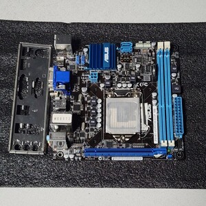 ASUS P8H61-I/CP3130-8/DP_MB IOパネル付属 LGA1155 Mini-ITXマザーボード 第2・3世代CPU対応 最新Bios 動作確認済 PCパーツ