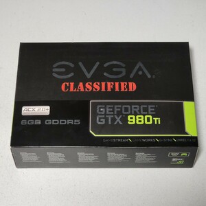 EVGA GEFORCE GTX980Ti CLASSIFIED ACX 2.0+ 6GB GDDR5/06G-P4-4998-KR 動作確認済み PCパーツ グラフィックカード PCIExpress