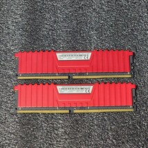 CORSAIR VENGEANCE LPX DDR4-2666MHz 32GB (16GB×2枚キット) CMK32GX4M2A2666C16R 動作確認済み デスクトップ用 PCメモリ (2)_画像2