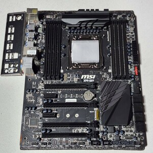 MSI X99-S01 IOパネル付属 LGA2011-3 ATXマザーボード Bios 動作確認済 PCパーツ