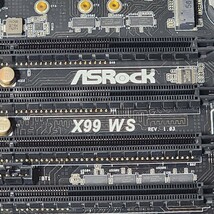 ASRock X99 WS IOパネル付属 LGA2011-3 E-ATXマザーボード 最新Bios 動作確認済 PCパーツ_画像2