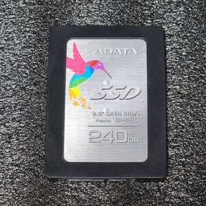 ADATA SP550(ASP550SS7-240GM-MI-B) 240GB SATA SSD 正常品 2.5インチ内蔵SSD フォーマット済 PCパーツ 動作確認済 250GB 256GB