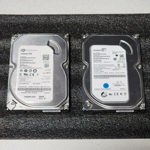 【送料無料】SEAGATE ST500DM002/ST3500413AS 500GB×2個 合計1000GB/1TB 3.5インチ内蔵HDD フォーマット済み 正常品 PCパーツ 動作確認済