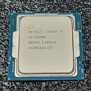 CPU Intel Core i9 11900K 3.5GHz 8 core 16s red RocketLake PC parts Intel operation verification ending 