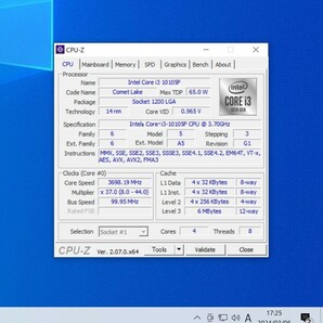 CPU Intel Core i3 10105F 3.7GHz 4コア8スレッド CometLake PCパーツ インテル 動作確認済みの画像3