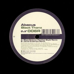 試聴 Abacus - Black Thanx (Remix) [12inch] Airtight UK 1999 House
