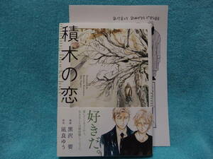 ★3月新刊『積木の恋』黒沢要/凪良ゆう★ペーパー付