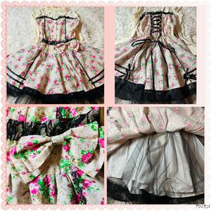  drug honey * Shibuya Gothic and Lolita * new goods unused * volume One-piece * Lolita dress 