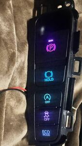 アルファード　ヴェルファイア 30系　LED打ち替え　カスタム ガソリン車用　パーキングスイッチ レインボー　カラーオーダー可能