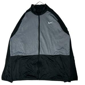 NIKE フルジップ トラックジャケット DRI-FIT 薄手 ジャージq64 XXL相当の画像1