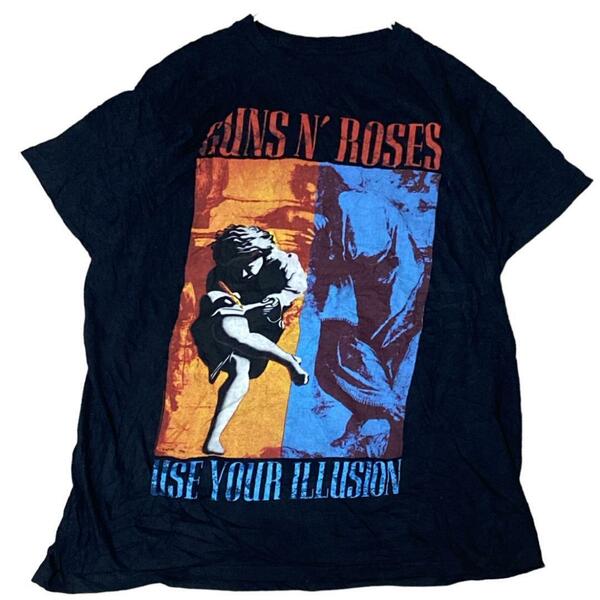 GUNSN'ROSES バンド半袖Tシャツ ユーズユアイリュージョンs97 XL相当